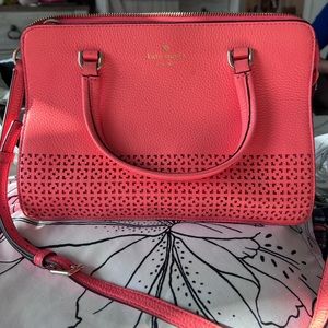 Beautiful bright pink Kate Spade shoulder or cross body purse